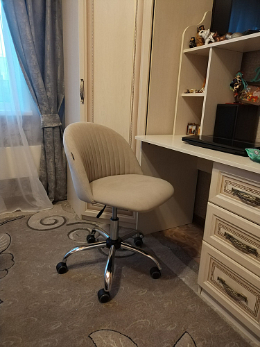 Компьютерное кресло Melody молочное фото покупателя 75