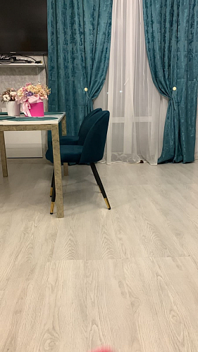 Стул на металлокаркасе Gabi 1 light blue / black / gold фото покупателя 152