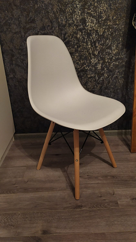 Стул Сindy Eames/Синди Имс мод. 001 yellow / natural фото покупателя 64