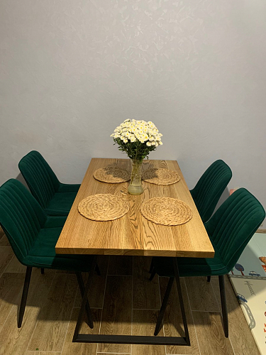 Стул на металлокаркасе Седа К латте / черный фото покупателя 317