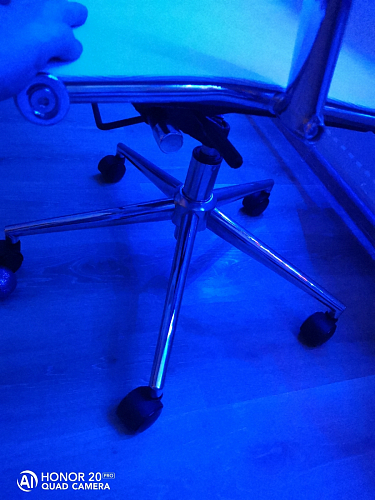 Компьютерное кресло Reus белая сетка / хром фото покупателя 84