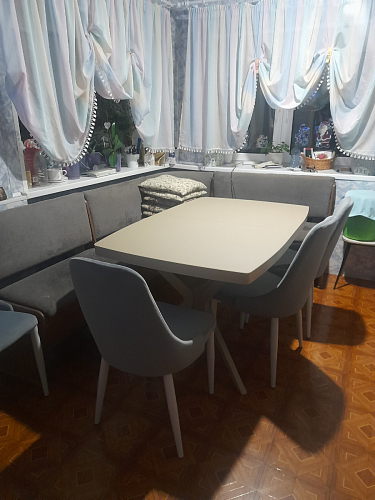 Стул на металлокаркасе Kora dark gray / black фото покупателя 448