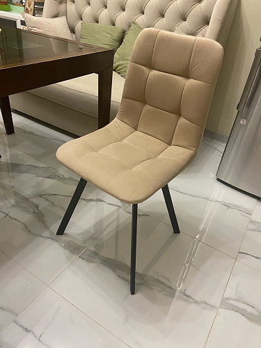 Комплект стульев Чилли 4 шт темно-серый / черный фото покупателя 297