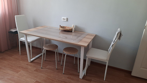 Деревянный стол Лота Лофт 120x75 дуб крафт табачный / черный матовый фото покупателя 358