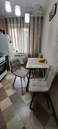 Стул на металлокаркасе Чилли синяя ткань / белый фото покупателя 307