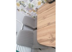 Стул на металлокаркасе Седа К крутящийся светло-серый  / белый фото покупателя 54