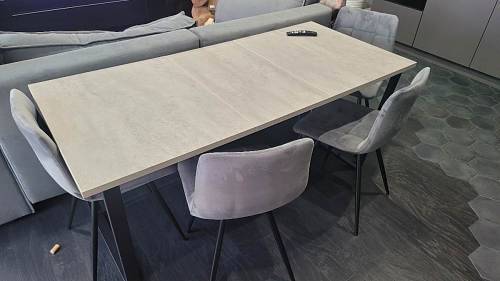 Стол раскладной Лота Лофт 120 25 мм юта / черный матовый фото покупателя 108