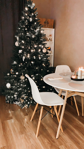 Деревянный стол Skandi 80 белый фото покупателя 14