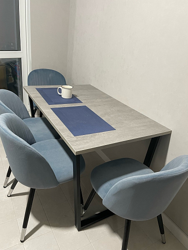 Деревянный стол Лота Лофт 120x75 дуб крафт табачный / черный матовый фото покупателя 628