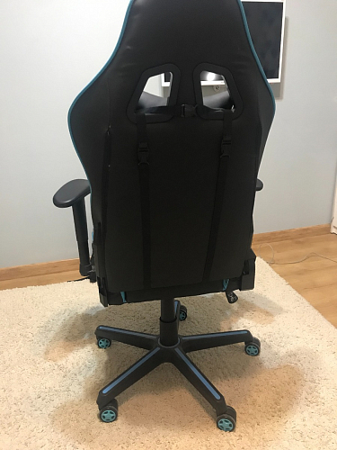 Компьютерное кресло Racer черное / оранжевое фото покупателя 34