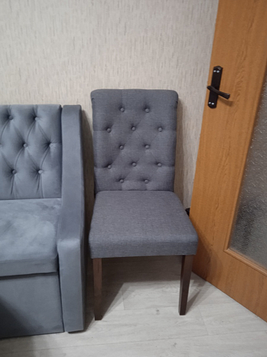 Стул Amelia dark walnut / fabric purple фото покупателя 7