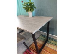 Стол Лота Лофт 120 25 мм сабия / черный матовый фото покупателя 530