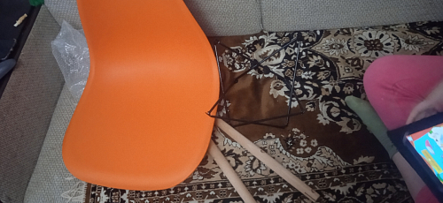 Пластиковый стул Eames PC-015 желтый фото покупателя 59