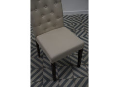 Стул Amelia dark walnut / fabric cream из шоурума 1