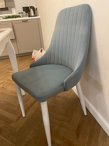 Стул на металлокаркасе Kora white / gray фото покупателя 109