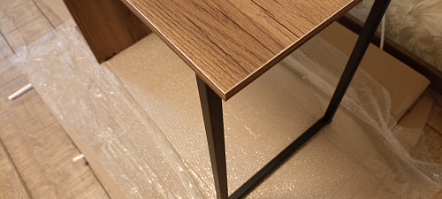 Письменный стол Челси Лофт дуб делано светлый / белый матовый фото покупателя 38