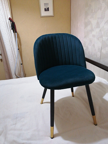 Стул на металлокаркасе Gabi-1 wine red / black фото покупателя 889