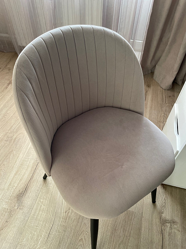 Стул на металлокаркасе Gabi 1 light purple / black фото покупателя 67