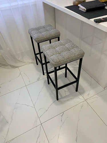 Барный стул Лофт линкольн белый / белый матовый фото покупателя 162