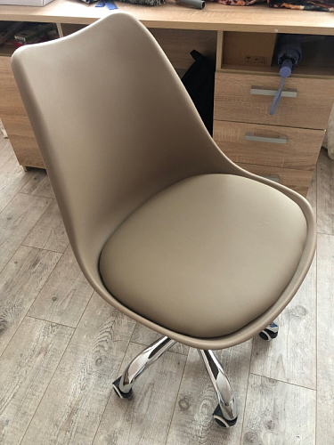 Компьютерное кресло Kolin cappuccino / chrome фото покупателя 59