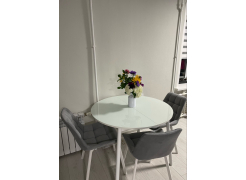 Стул на металлокаркасе Челси светло-серый / белый каркас фото покупателя 199