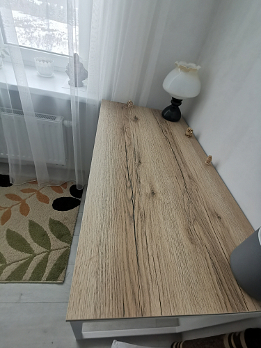 Письменный стол Леон Лофт бетон / черный матовый фото покупателя 62