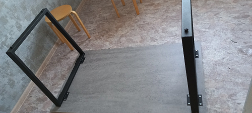 Деревянный стол Лота Лофт 120x75 дуб крафт табачный / черный матовый фото покупателя 376