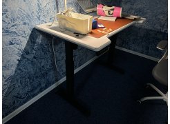 Компьютерный стол Маркос 140х80 зеленый / черный фото покупателя 8