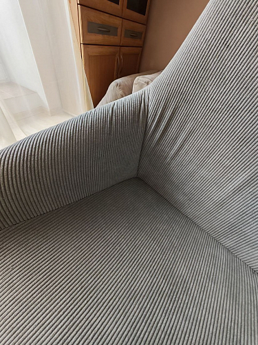 Компьютерное кресло Dublin/Дублин хром / вельвет графит фото покупателя 34