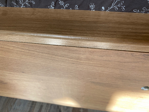 Двуспальная кровать Клауд 160х200 парящая дуб крафт золотой / антрацит фото покупателя 79