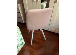 Стул на металлокаркасе Чилли синяя ткань / белый фото покупателя 236