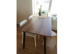 Стол Тринити Лофт 120 32 мм бетон / черный матовый фото покупателя 415