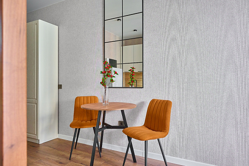 Стул на металлокаркасе Дани 01 кирпичный фото покупателя 21