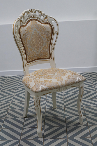 Кресло Bronte молочный с патиной из шоурума 6