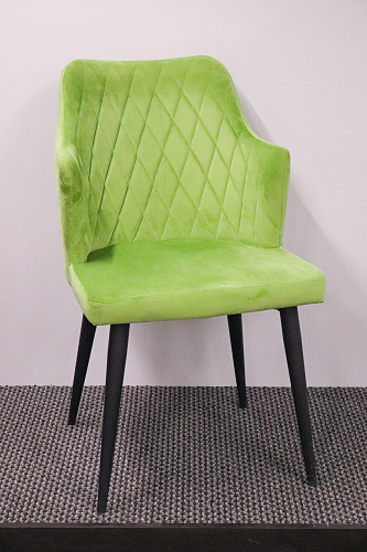 Стул на металлокаркасе Velen light gray / black из шоурума 3