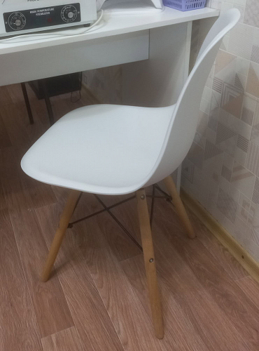 Стул Сindy Eames/Синди Имс мод. 001 yellow / natural фото покупателя 46