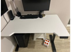 Компьютерный стол Маркос 140х80 зеленый / черный фото покупателя 44