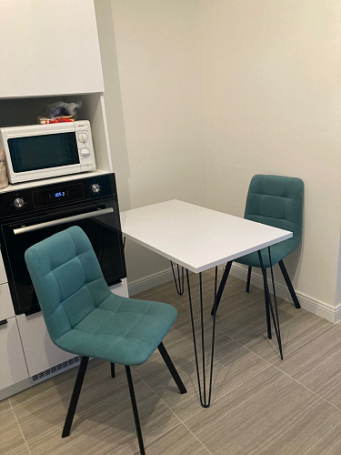 Стул на металлокаркасе Чилли зеленый / белый каркас фото покупателя 389