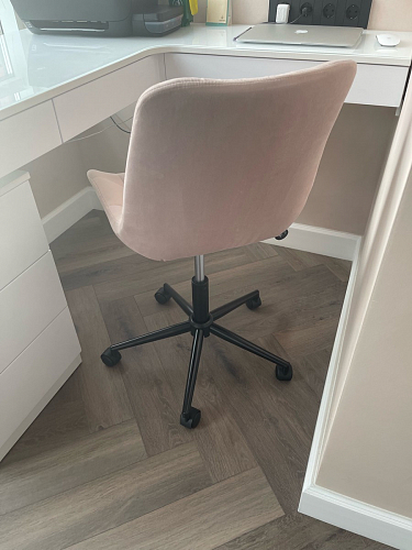 Компьютерное кресло Честер розовый (california 390) / черный фото покупателя 43