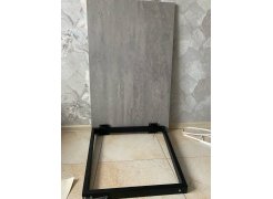 Стол Лота Лофт 140 25 мм черный матовый / бетон фото покупателя 329