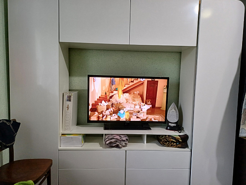 Готовая гостиная Румба белый / белый глянец  - Уцененный экземпляр фото покупателя 67