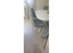 Стул на металлокаркасе Kora beige / black фото покупателя 74