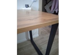 Стол Лота Лофт 120 25 мм дуб делано темный / черный матовый фото покупателя 674