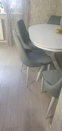 Стул на металлокаркасе Kora beige / black фото покупателя 74