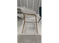 Стул на металлокаркасе Kamelia зеленый / золото из шоурума 2