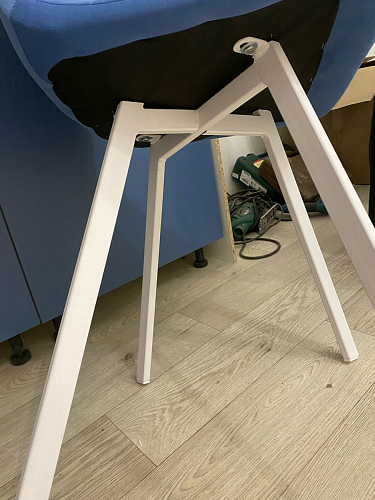 Стул на металлокаркасе Чилли бирюзовый / черный фото покупателя 1458