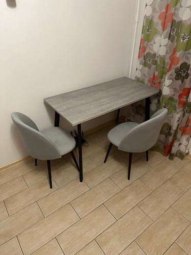 Стол Тринити Лофт 120 32 мм дуб галифакс табако / черный матовый фото покупателя 388