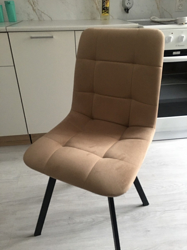 Комплект стульев Чилли 2 шт бежевый / черный фото покупателя 1057