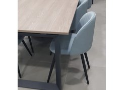 Стул на металлокаркасе Gabi blue / black фото покупателя 219