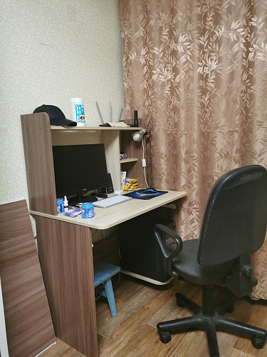 Компьютерный стол Грета-1 ясень шимо / дуб сонома фото покупателя 20